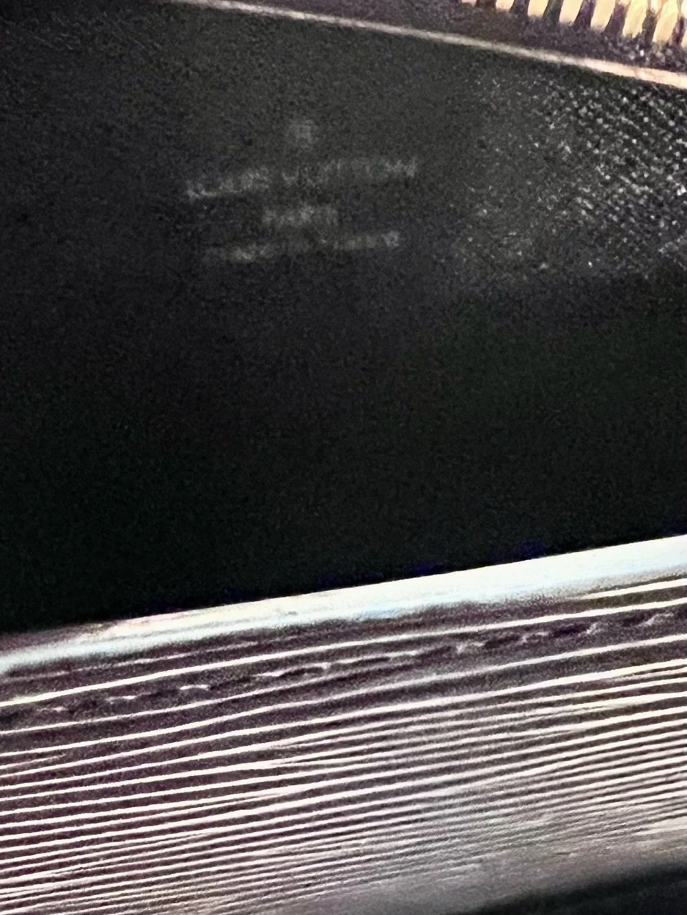 Louis Vuitton Black Epi Leather Clutch